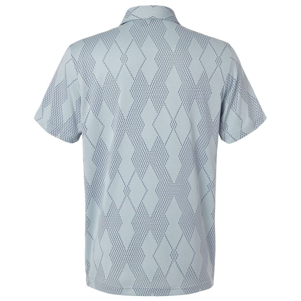Adidas Men's Wonder Blue Ultimate Textured Polo