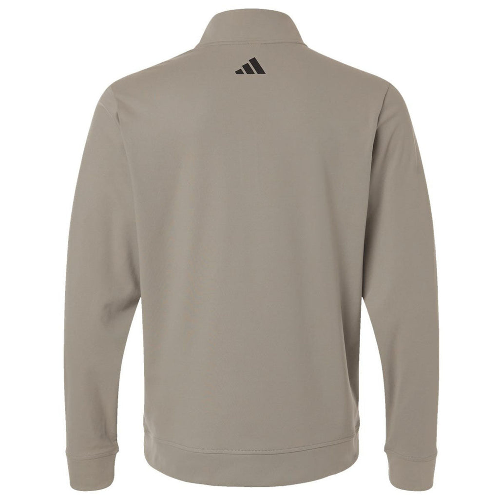 Adidas Men's Putty Beige Ultimate365 Classic Quarter-Zip Pullover