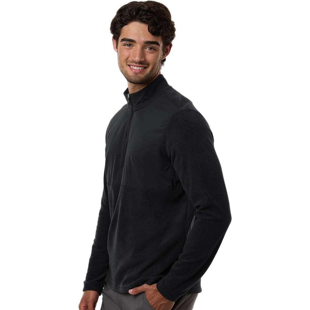 Adidas Men's Black Ultimate365 Cozy Quarter-Zip Pullover
