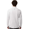 Adidas Men's White Ultimate365 Cozy Quarter-Zip Pullover