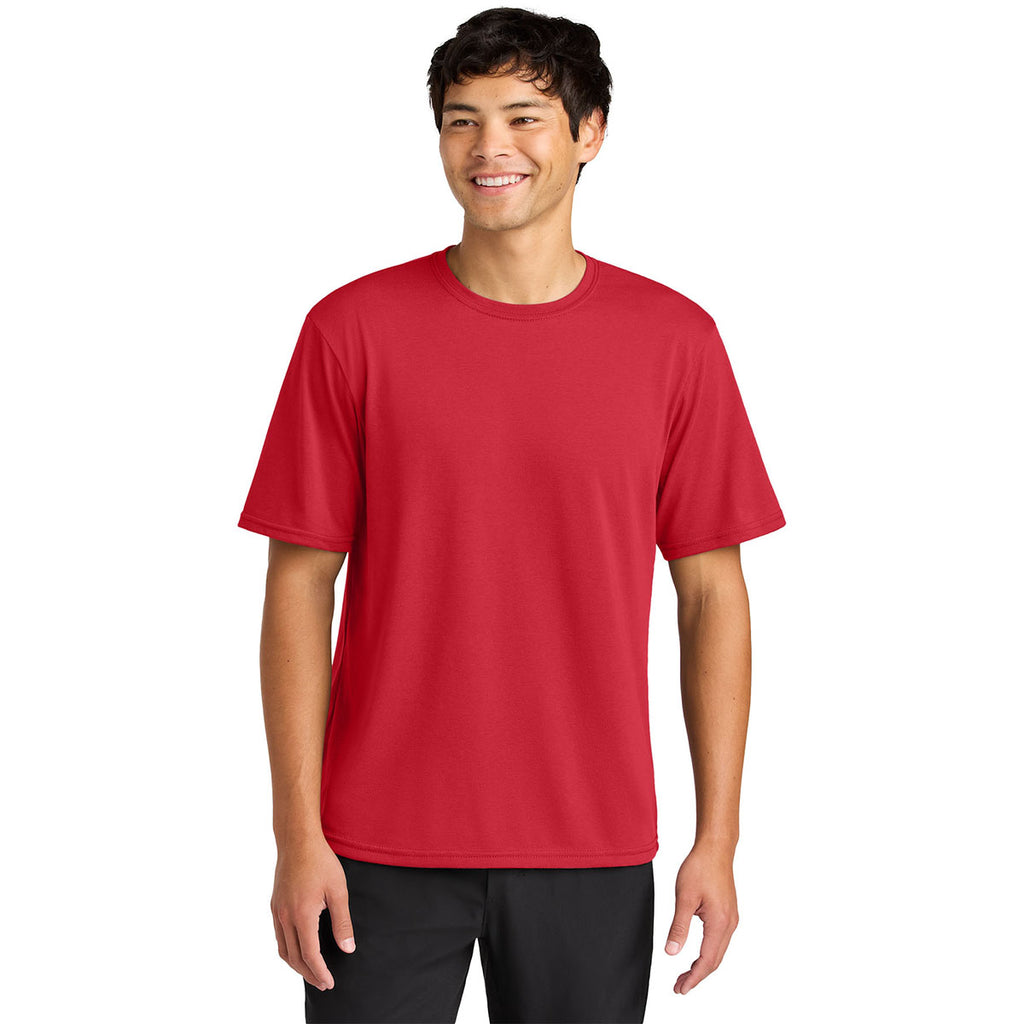 A4 Men's Scarlet Softek Short Sleeve Tee