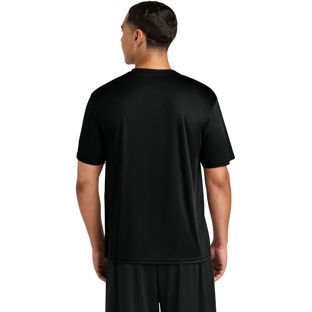A4 Men's Black Cooling Performance Short Sleeve Tee