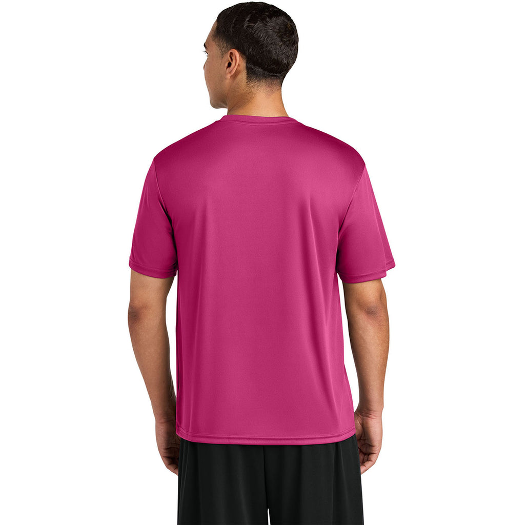 A4 Men's Fuchsia Cooling Performance Short Sleeve Tee