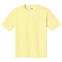 A4 Men's Light Yellow Cooling Performance Short Sleeve Tee