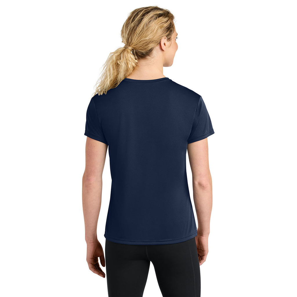 A4 Women's Navy Cooling Performance Short Sleeve Tee