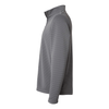 Adidas Men's Grey Five Spacer Quarter-Zip Pullover