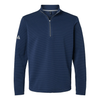 Adidas Men's Collegiate Navy Spacer Quarter-Zip Pullover