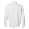 Adidas Men's Core White Spacer Quarter-Zip Pullover