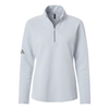 Adidas Women's Halo Blue Spacer Quarter-Zip Pullover