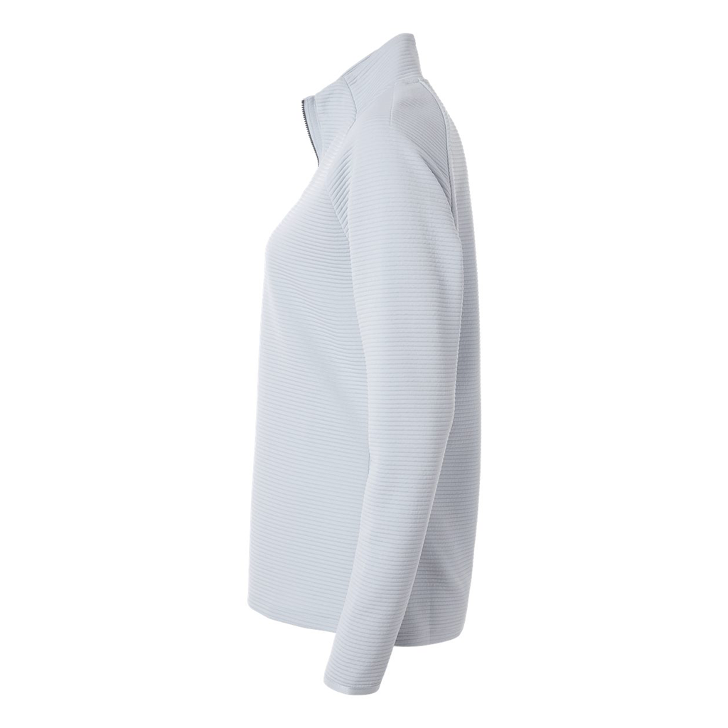 Adidas Women's Halo Blue Spacer Quarter-Zip Pullover
