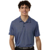 Adidas Men's Collegiate Navy 4-Way Stretch Printed Polo