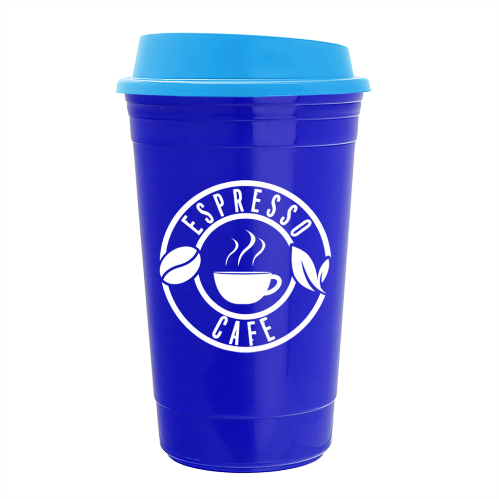 Garyline Royal Blue Traveler Insulated Cup - 16 oz.