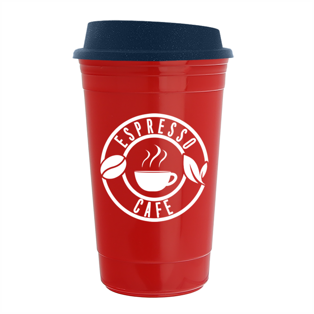 Garyline Red Traveler Insulated Cup - 16 oz.