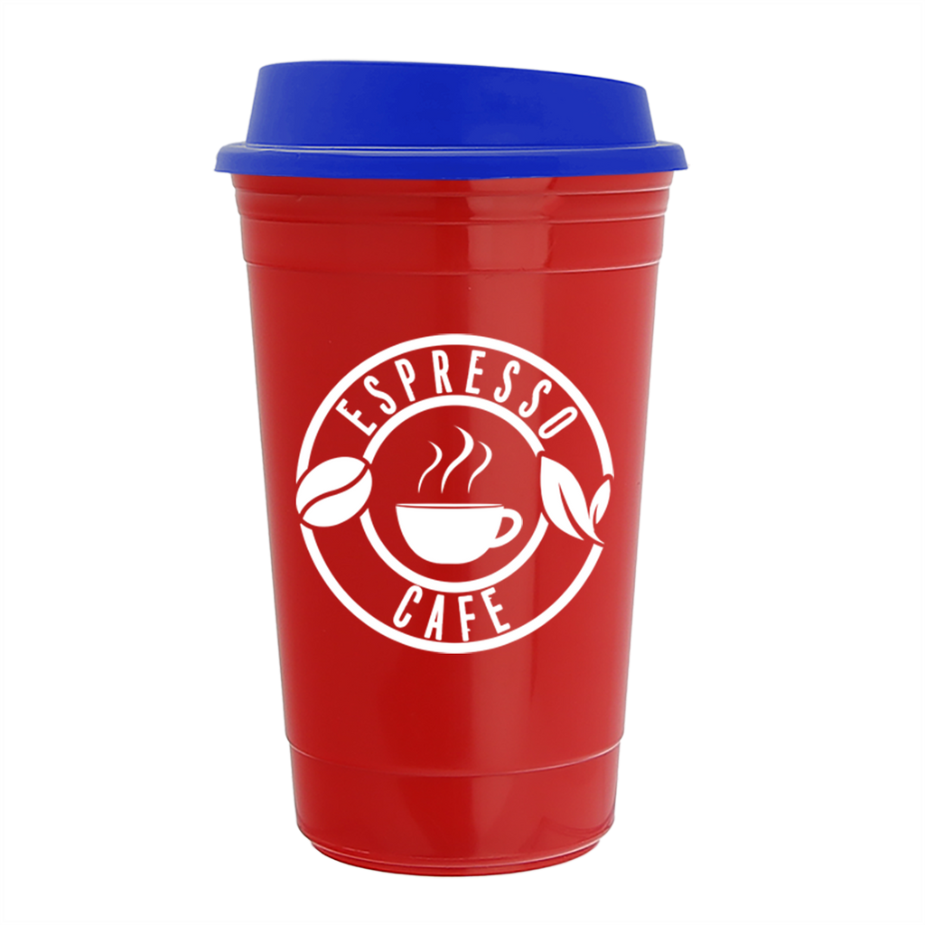 Garyline Red Traveler Insulated Cup - 16 oz.