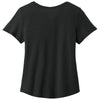 Allmade Women's Deep Black Relaxed Tri-Blend Scoop Neck Tee