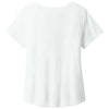 Allmade Women's Fairly White Relaxed Tri-Blend Scoop Neck Tee