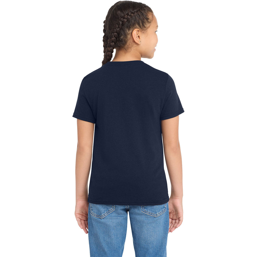 Allmade Youth Night Sky Navy Tri-Blend Tee