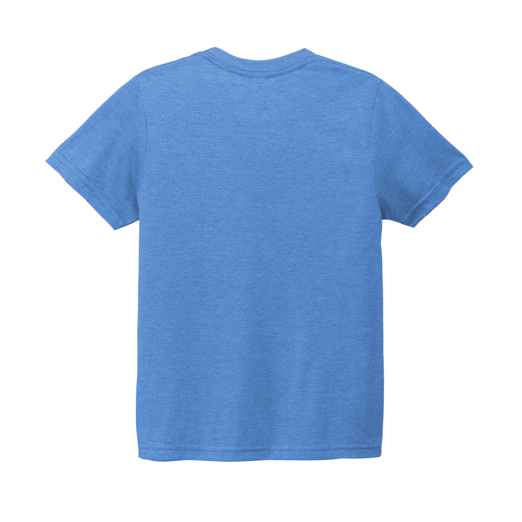Allmade Youth Azure Blue Tri-Blend Tee