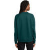 Allmade Unisex Deep Sea Green Organic CVC Fleece Crewneck Sweatshirt