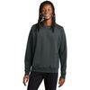 Allmade Unisex Terrain Grey Organic CVC Fleece Crewneck Sweatshirt
