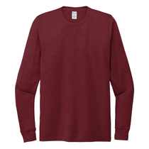 Allmade Unisex Vino Red Tri-Blend Long Sleeve Tee