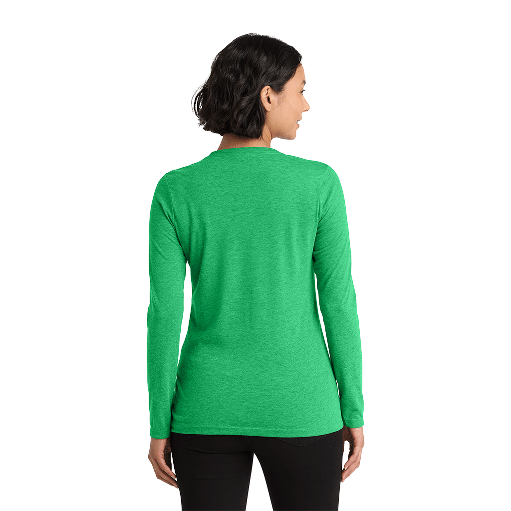 Allmade Women's Enviro Green Tri-Blend Long Sleeve Tee