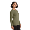 Allmade Women's Olive You Green Tri-Blend Long Sleeve Tee