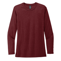 Allmade Women's Vino Red Tri-Blend Long Sleeve Tee