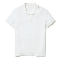 Marine Layer Unisex White Air Polo