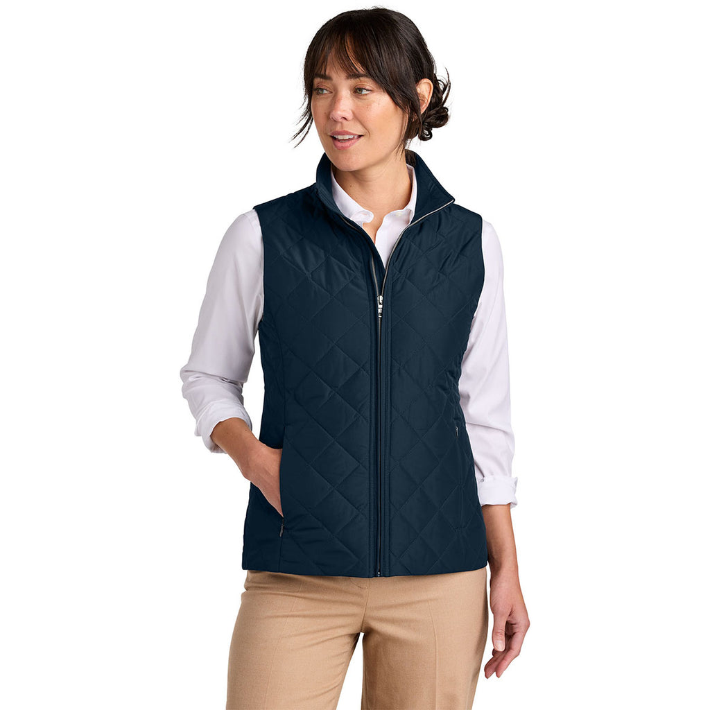 Brooks Brothers Women's Night Navy Quilted Vest
