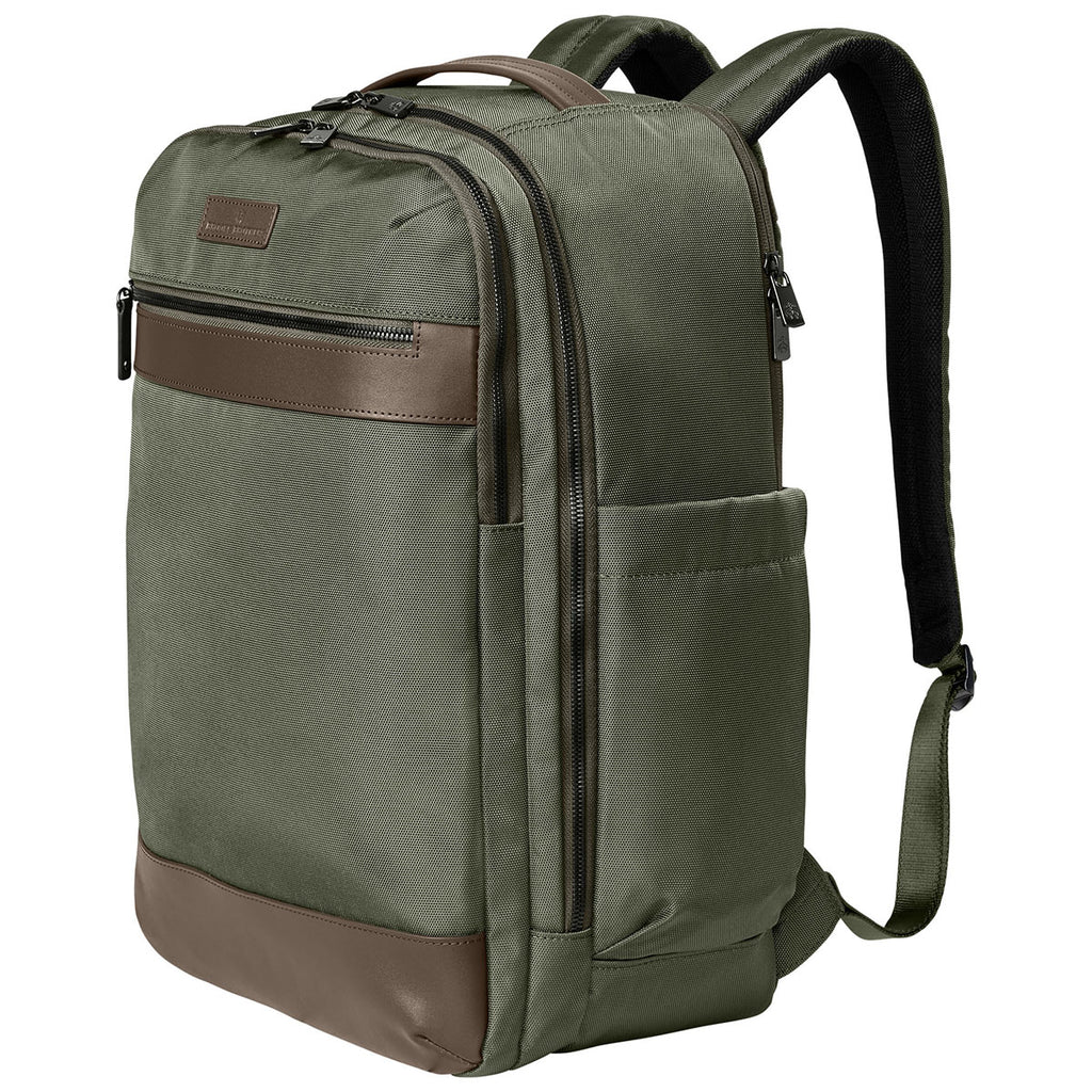 Brooks Brothers Noble Green Oxford Backpack