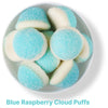 SugarSpot Clear Raspberry Cloud Puffs: Small Jar