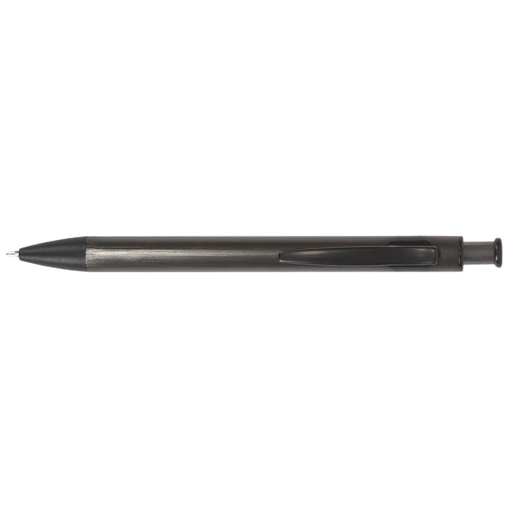 Logomark Gunmetal Illuminate Recycled Aluminum Plunge-Action Pen