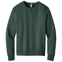 Bella + Canvas Unisex Heather Forest Sponge Fleece Classic Crewneck Sweatshirt