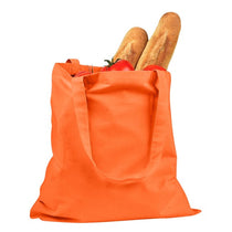 BAGedge Orange 6 oz Canvas Promo Tote