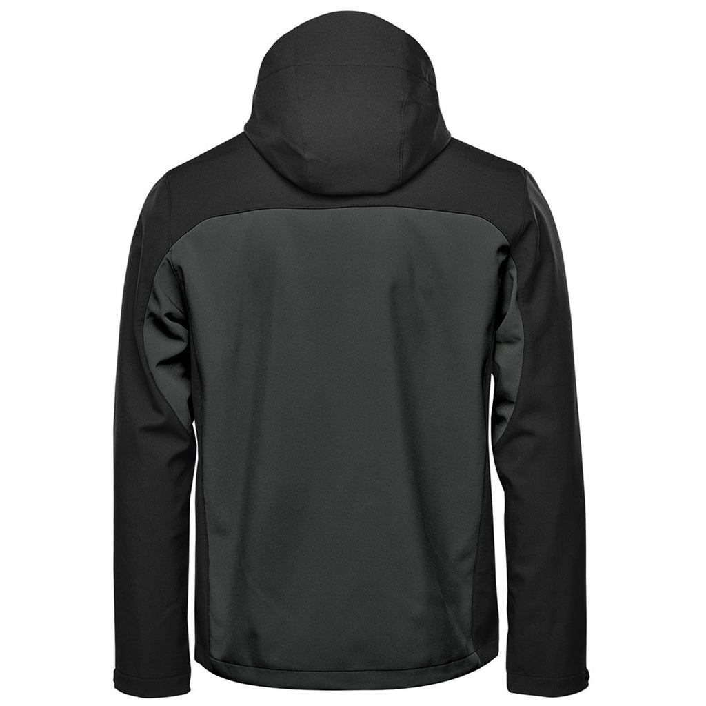 Stormtech Men's Dolphin/Black Cascades Softshell Hoody