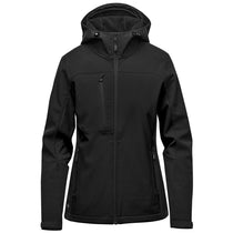 Stormtech Women's Black/Black Cascades Softshell Hoody