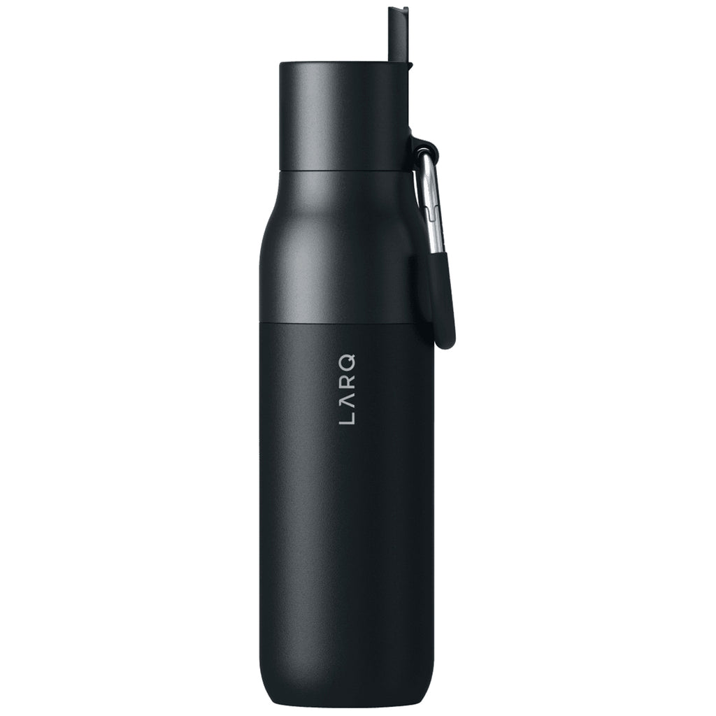 LARQ Obsidian Black Bottle Flip Top 500ml / 17oz