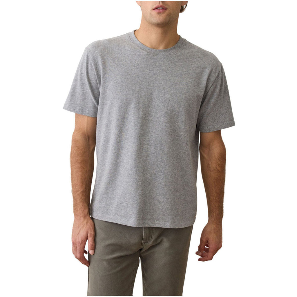 Marine Layer Men's Heather Grey Luxe 250 Tee
