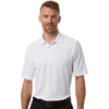 Core 365 Men's White Resolve CVC Performance Pique Polo