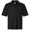 Core 365 Men's Black Tall Resolve CVC Performance Pique Polo