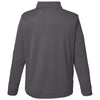 Core 365 Men's Carbon/Black Market Snag Protect Mesh Colorblock Quarter-Zip Pullover