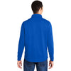 Core 365 Men's True Royal/Carbon Market Snag Protect Mesh Colorblock Quarter-Zip Pullover
