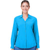 Core 365 Women's Electric Blue Ultra UVP Long Sleeve Marina Shirt