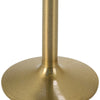 Snowfox Gold 8 oz. Double Wall Steel Stemmed Martini Glass