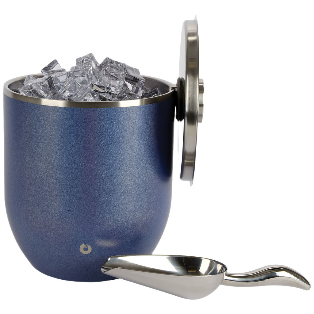 Snowfox Light Blue 3L Double Wall Stainless Steel, Vacuum Insulated Ice Bucket