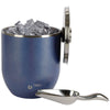 Snowfox Light Blue 3L Double Wall Stainless Steel, Vacuum Insulated Ice Bucket