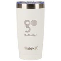 Hurley White 20 oz. Double Wall Stainless Steel Travel Tumbler