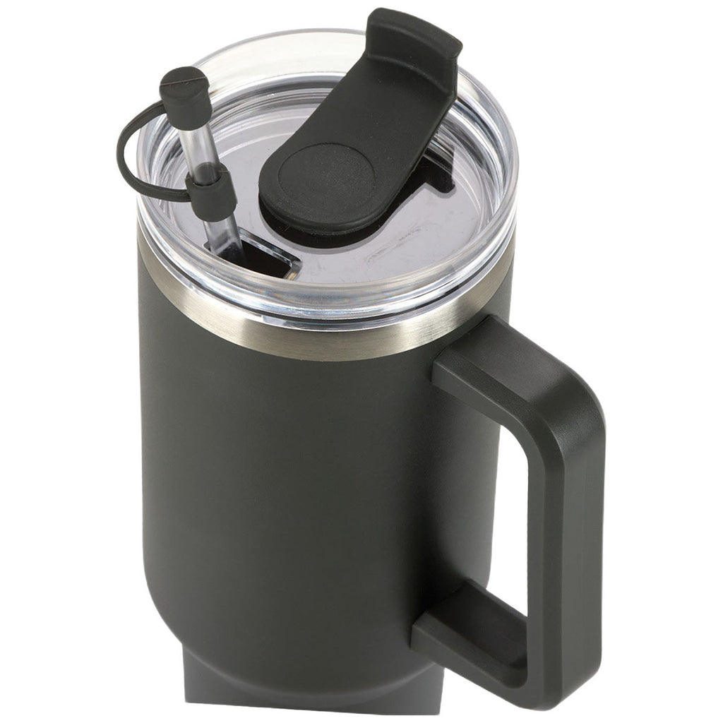 Manna Charcoal Atlas 40 oz. Double Wall Stainless Steel Travel Tumbler