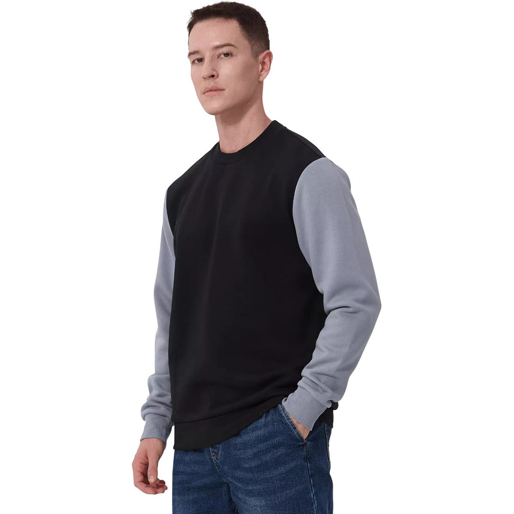 Levelwear Men's Black/Pebble Ultimate Crew